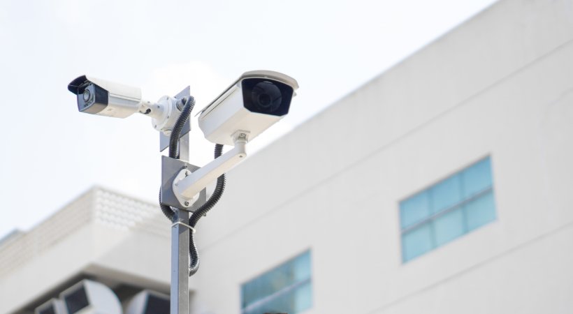 CCTV cameras in the park